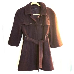 Gap plum colored jacket with 3/4 length sleeves